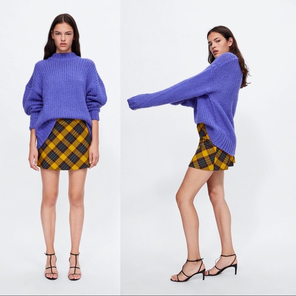 ๐ฟ ZARA 90s Inspired Checked Mini Skirt (M) - Picture 2 of 9